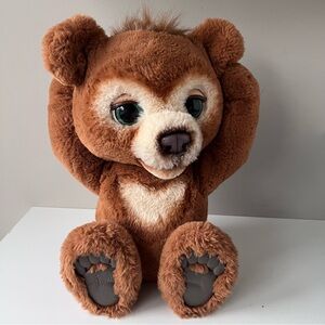 FurReal Cubby The Curious Bear Interactive Plush Toy Hasbro Works!